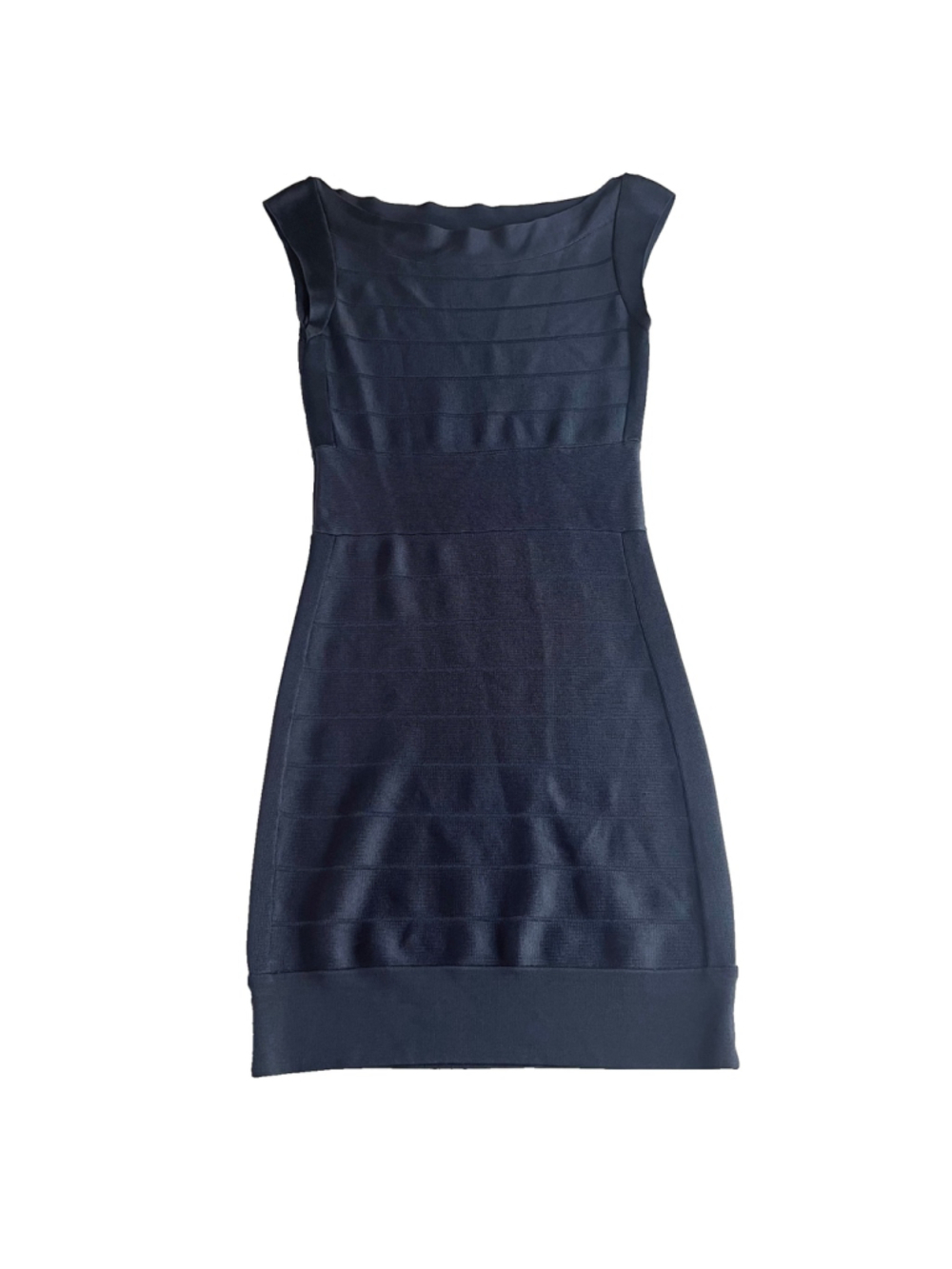 French Connection Navy Bandage Bodycon Dress Mini Size US 6 Going Out Dress